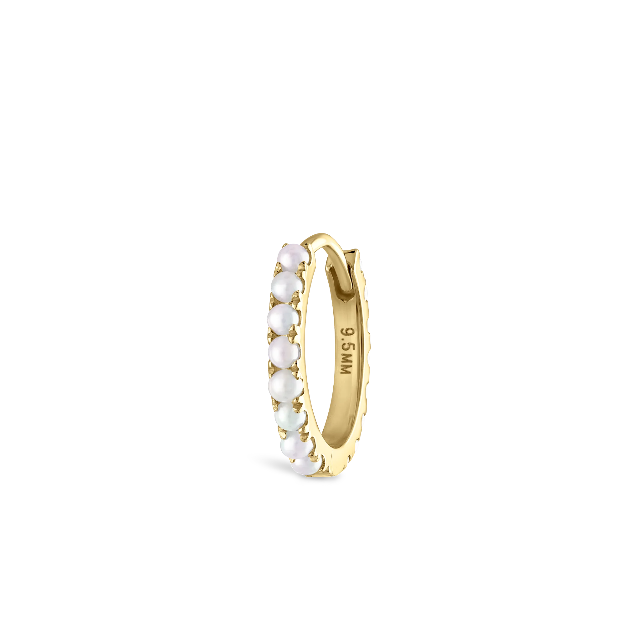 Pearl Eternity Hoop Earring - Image 58