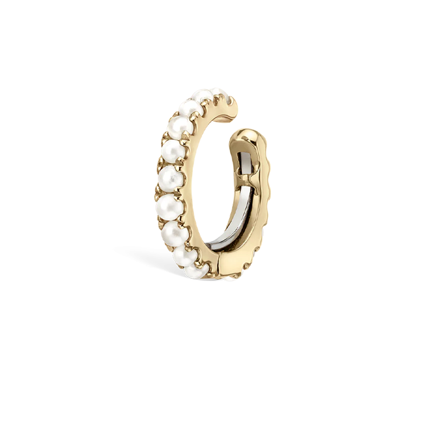 Pearl Eternity Tash Cuff Earring - Image 11