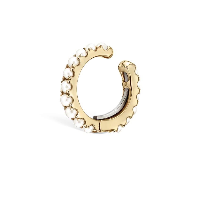 Pearl Eternity Tash Cuff Earring - Image 12