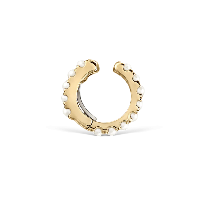 Pearl Eternity Tash Cuff Earring - Image 9