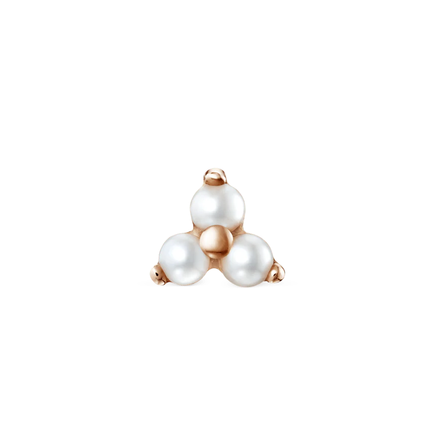 Pearl Trinity Stud Earring - Image 19