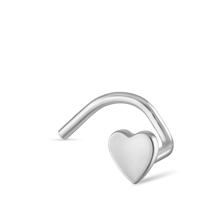 Plain Heart Nostril Screw - Image 4