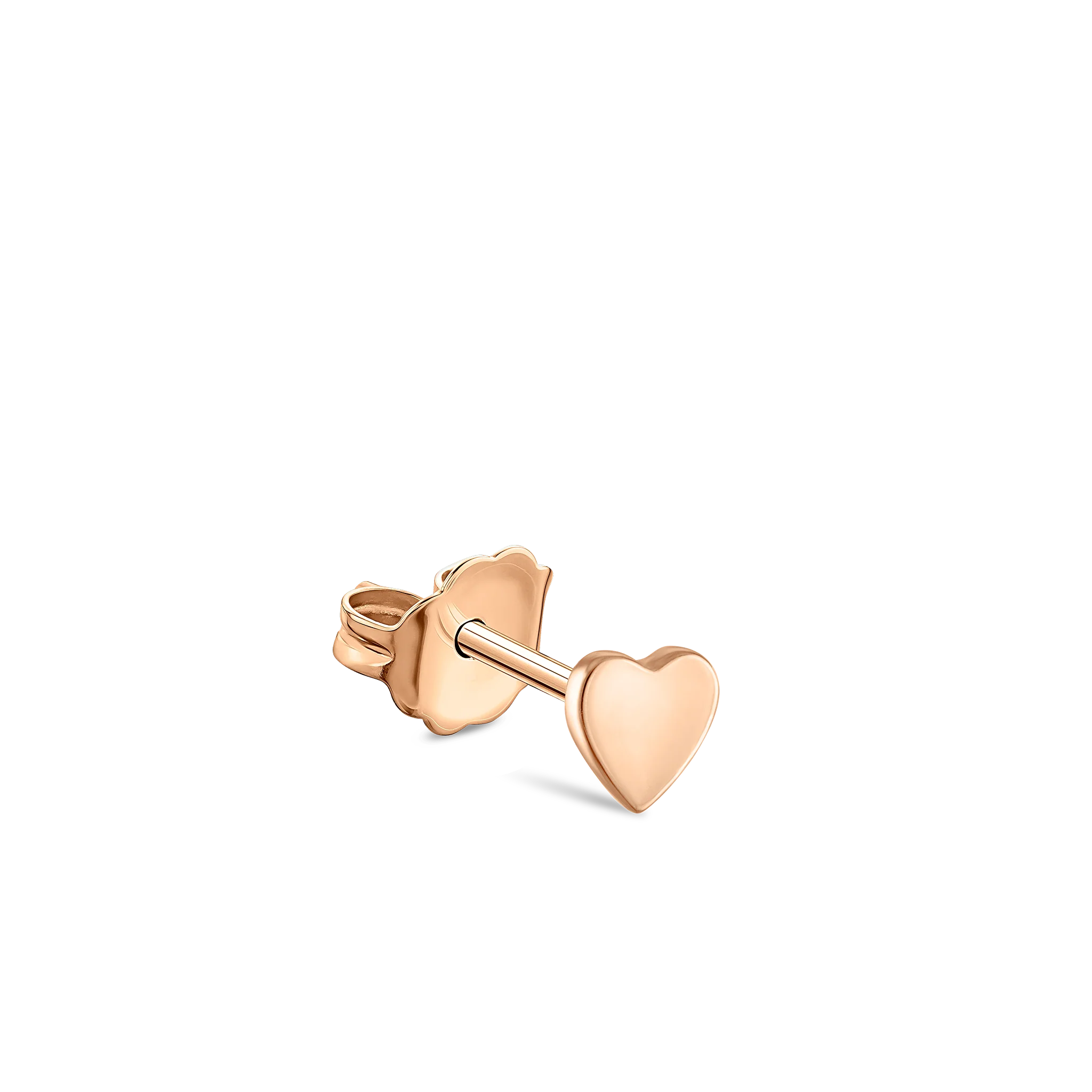 Plain Heart Traditional Stud Earring - Image 11