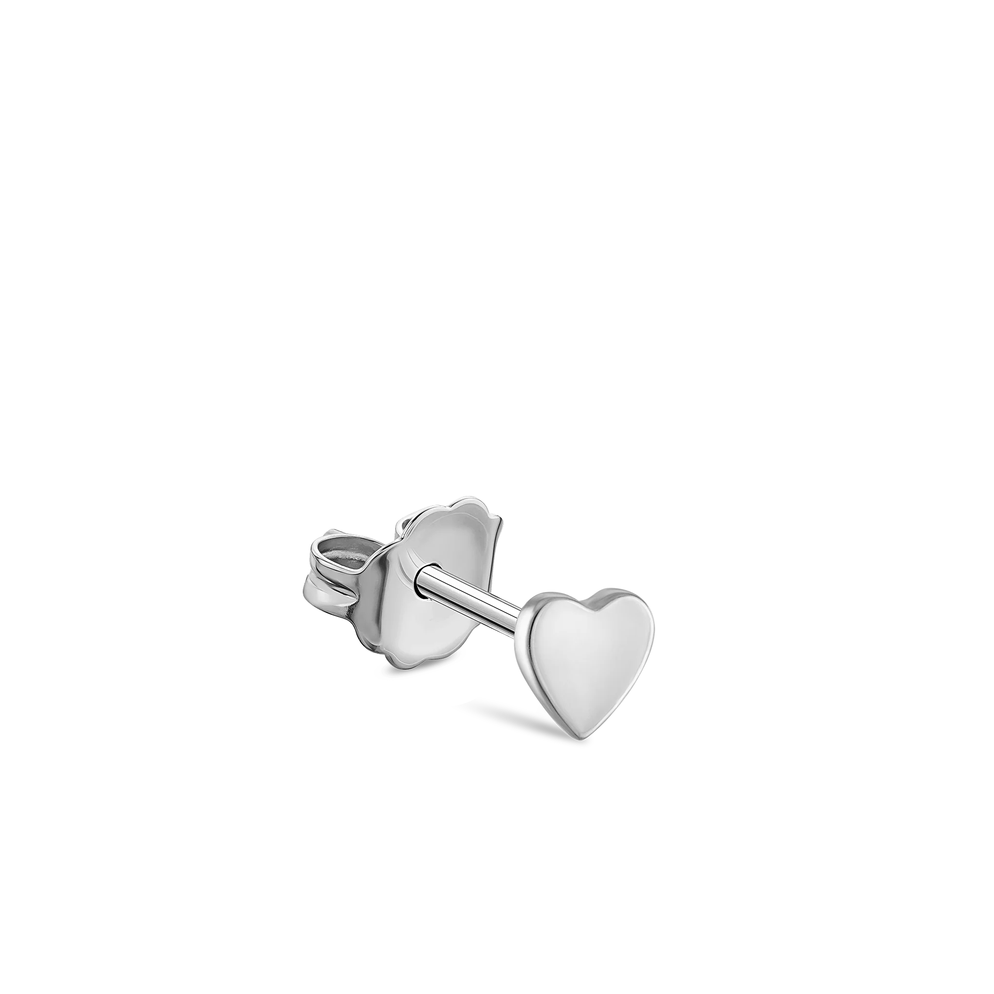 Plain Heart Traditional Stud Earring - Image 12
