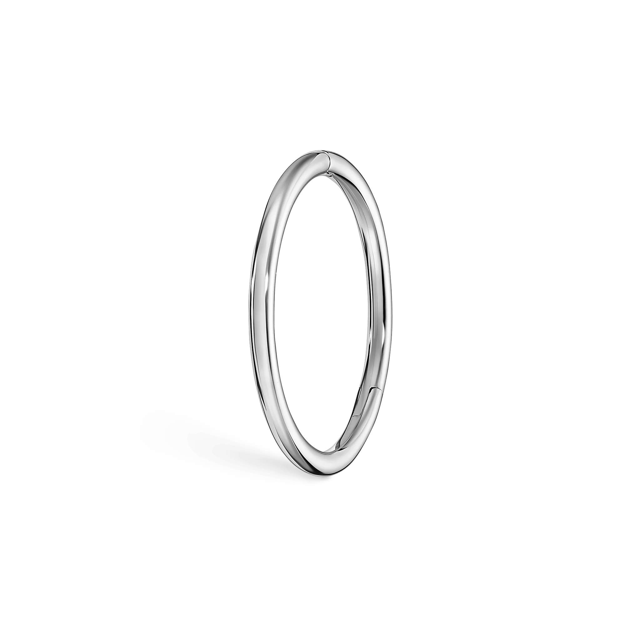 Plain Gold Hoop Earring - Image 10