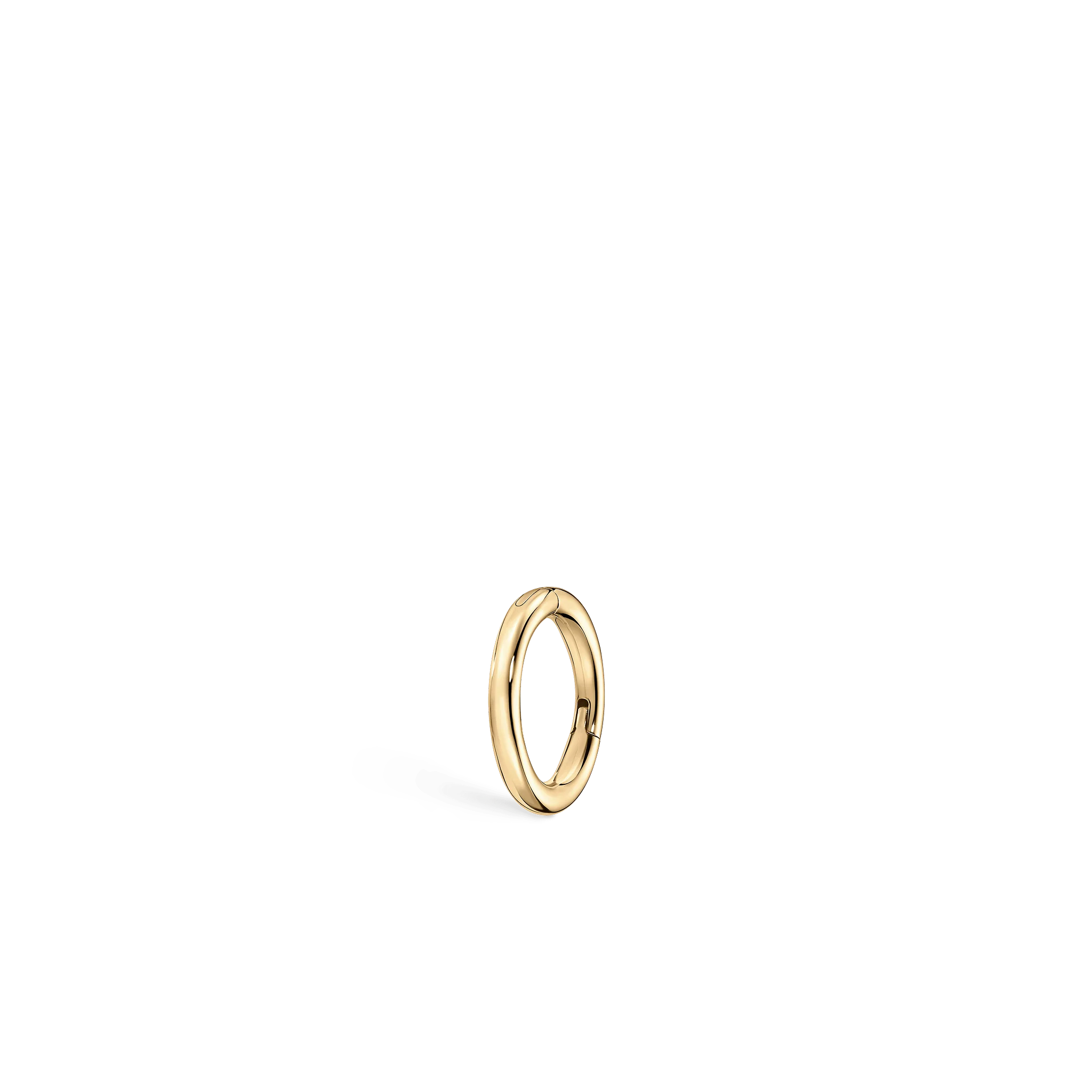Plain Gold Hoop Earring - Image 15