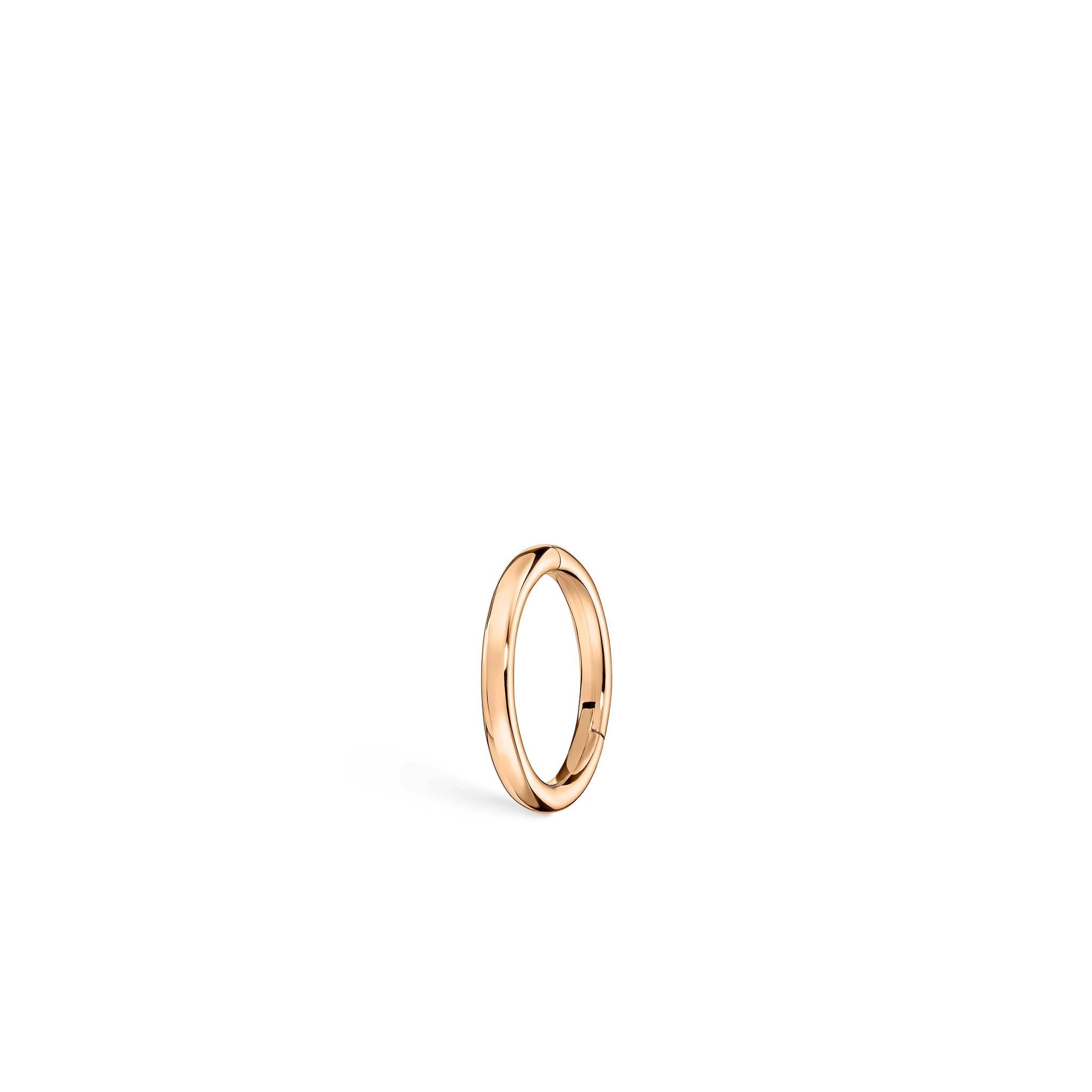 Plain Gold Hoop Earring - Image 17
