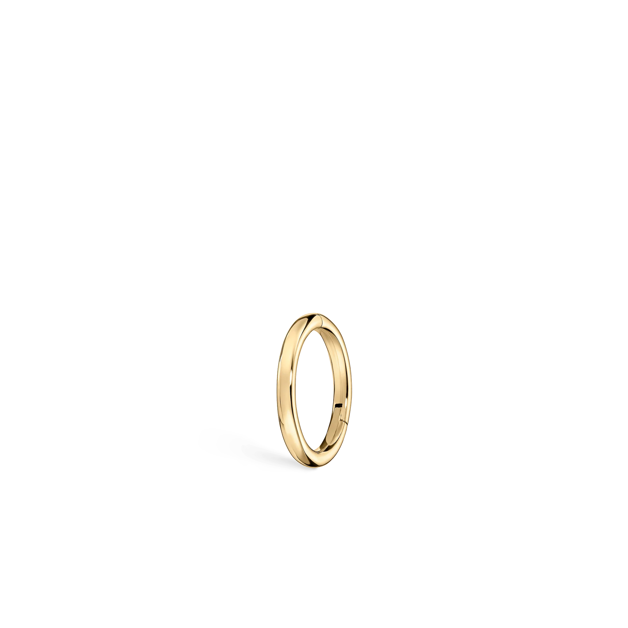 Plain Gold Hoop Earring - Image 23