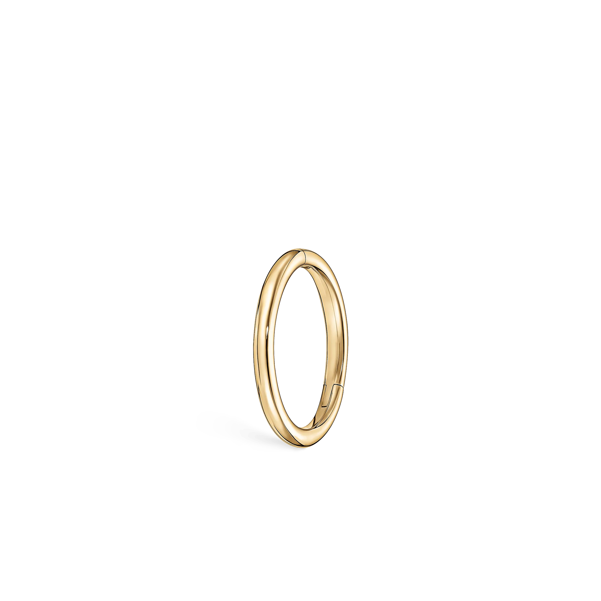 Plain Gold Hoop Earring - Image 32