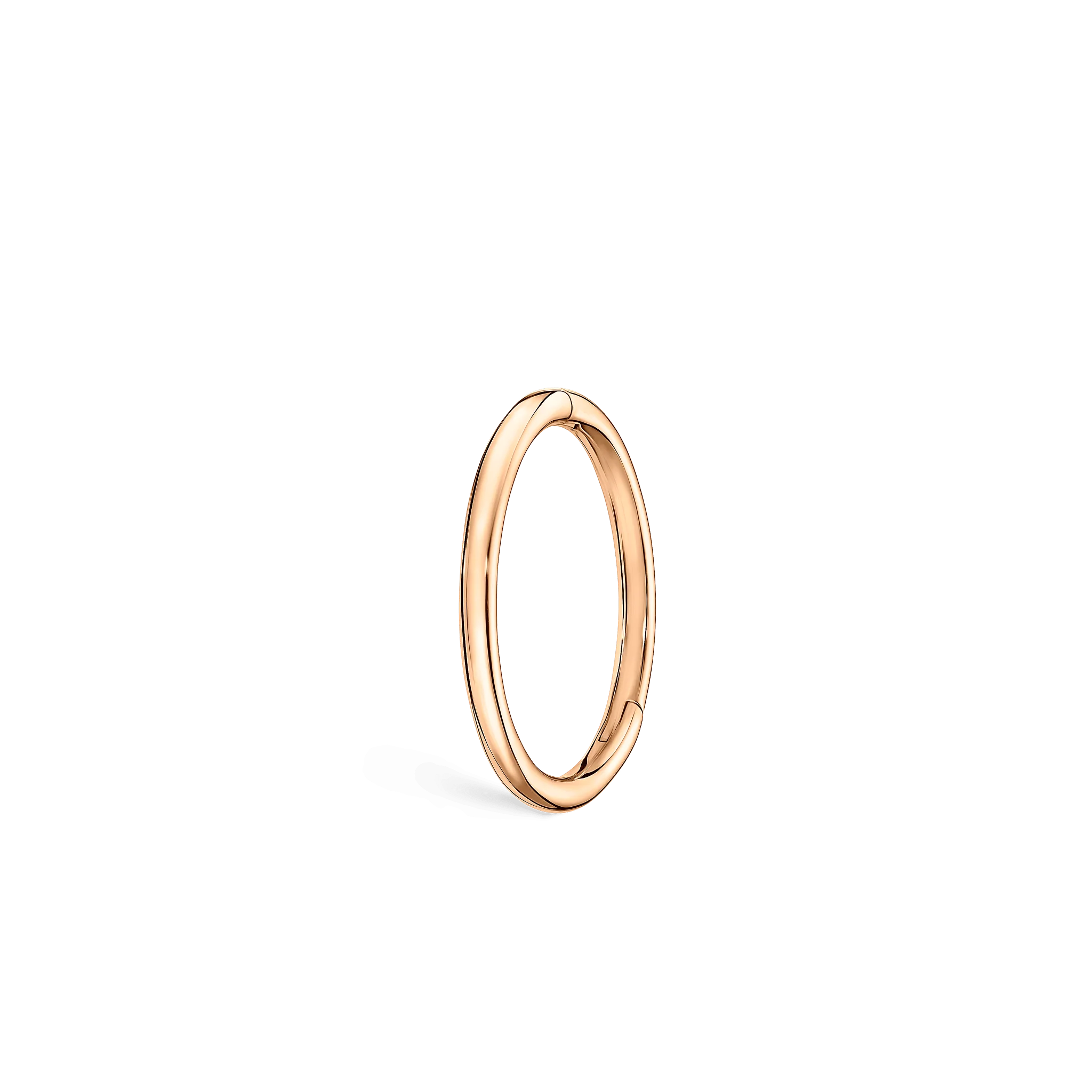 Plain Gold Hoop Earring - Image 35