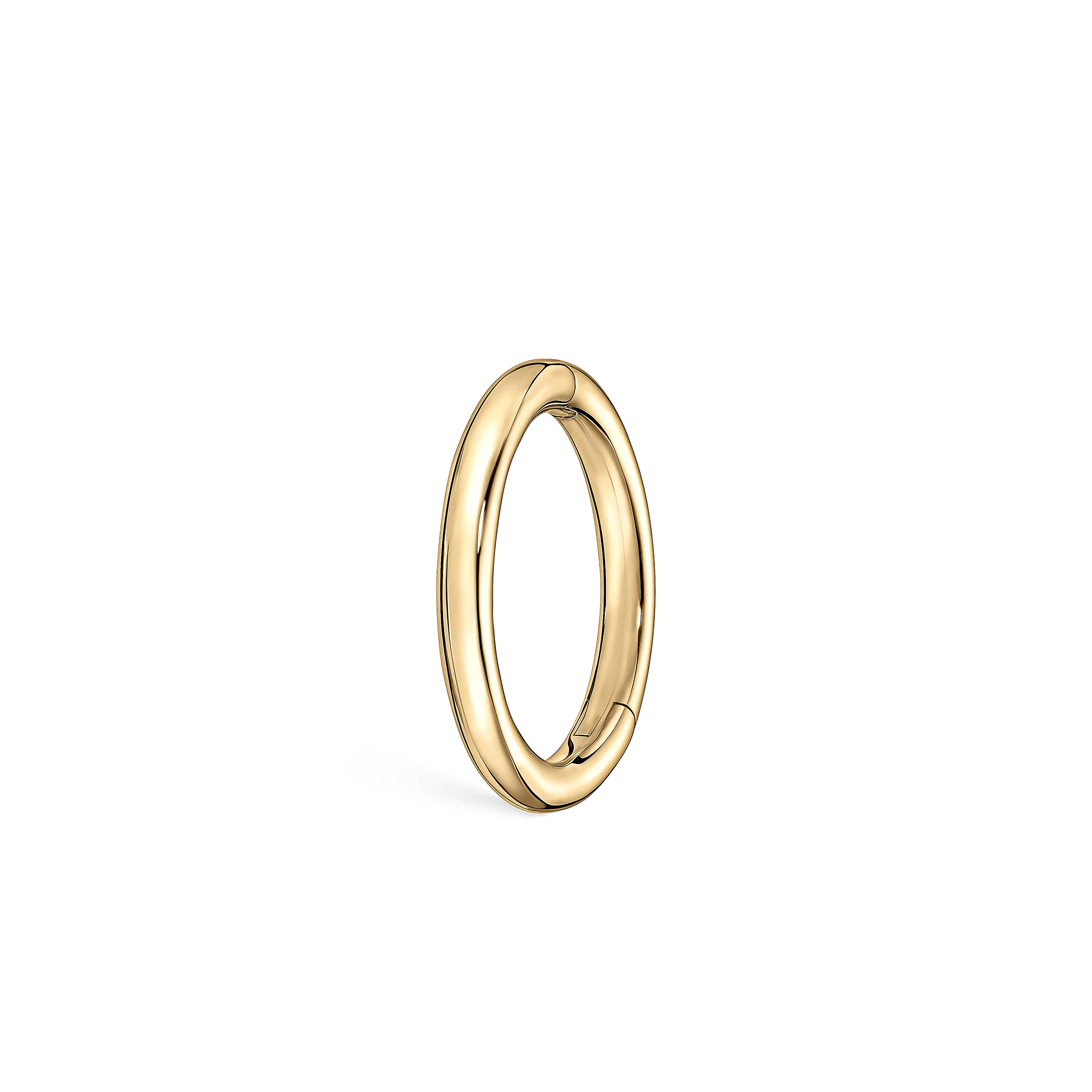 Plain Gold Hoop Earring - Image 40