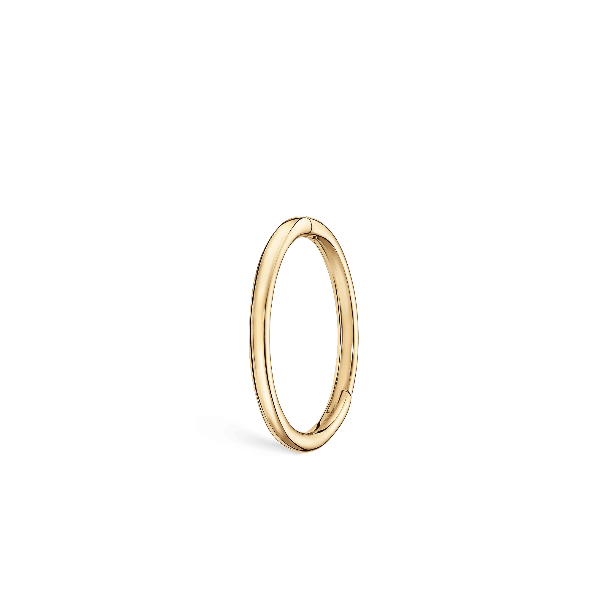 Plain Gold Hoop Earring - Image 41