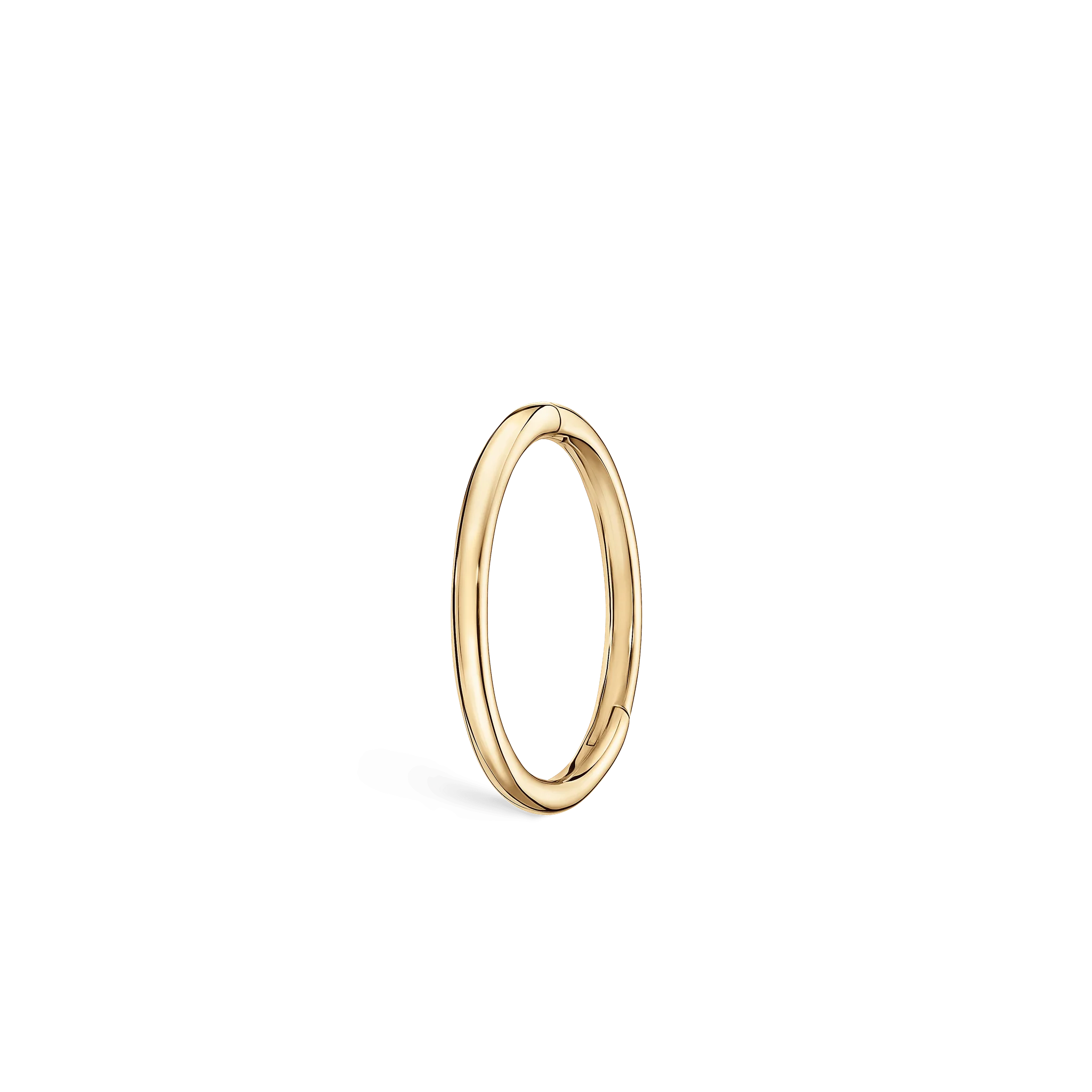 Plain Gold Hoop Earring - Image 42