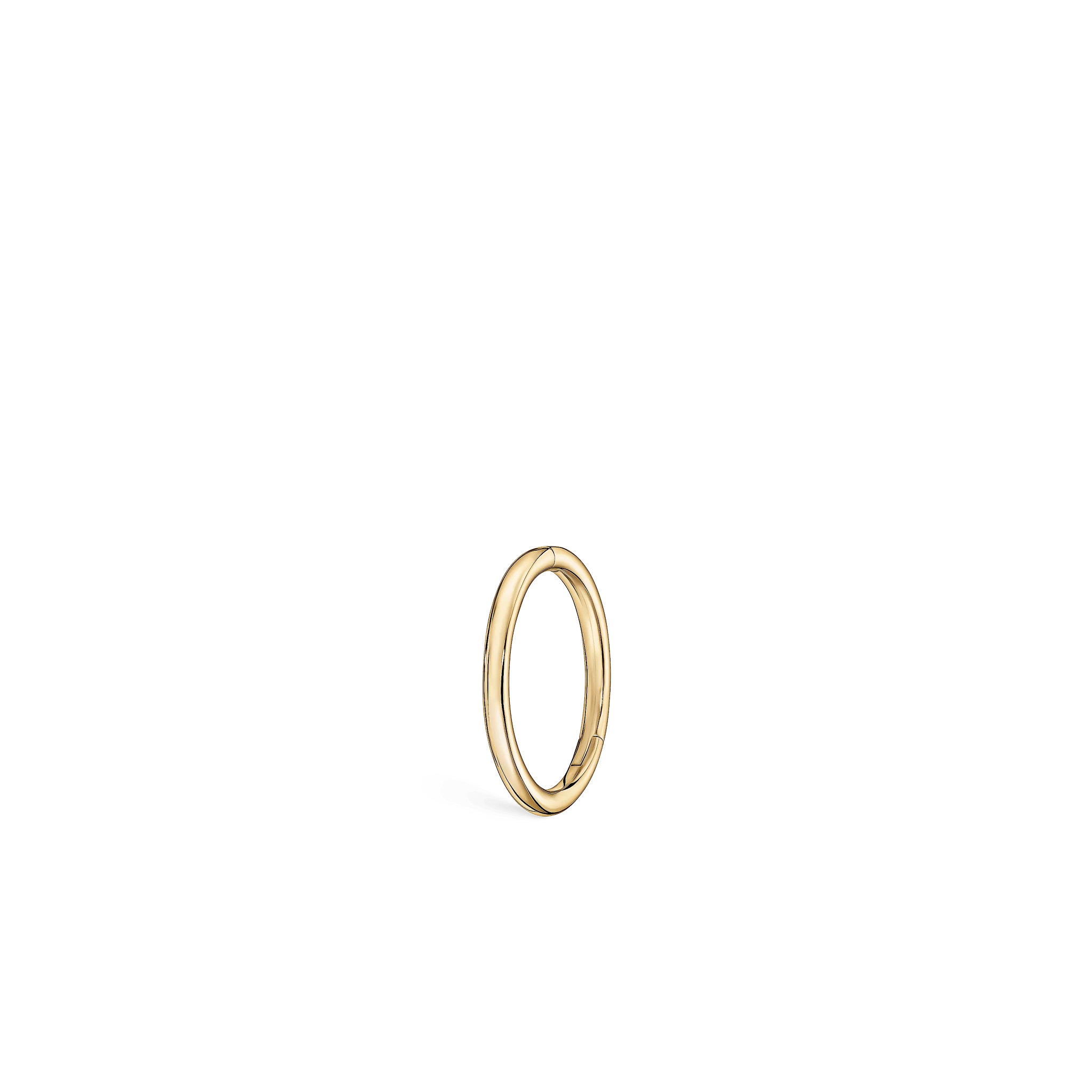 Plain Gold Hoop Earring - Image 43