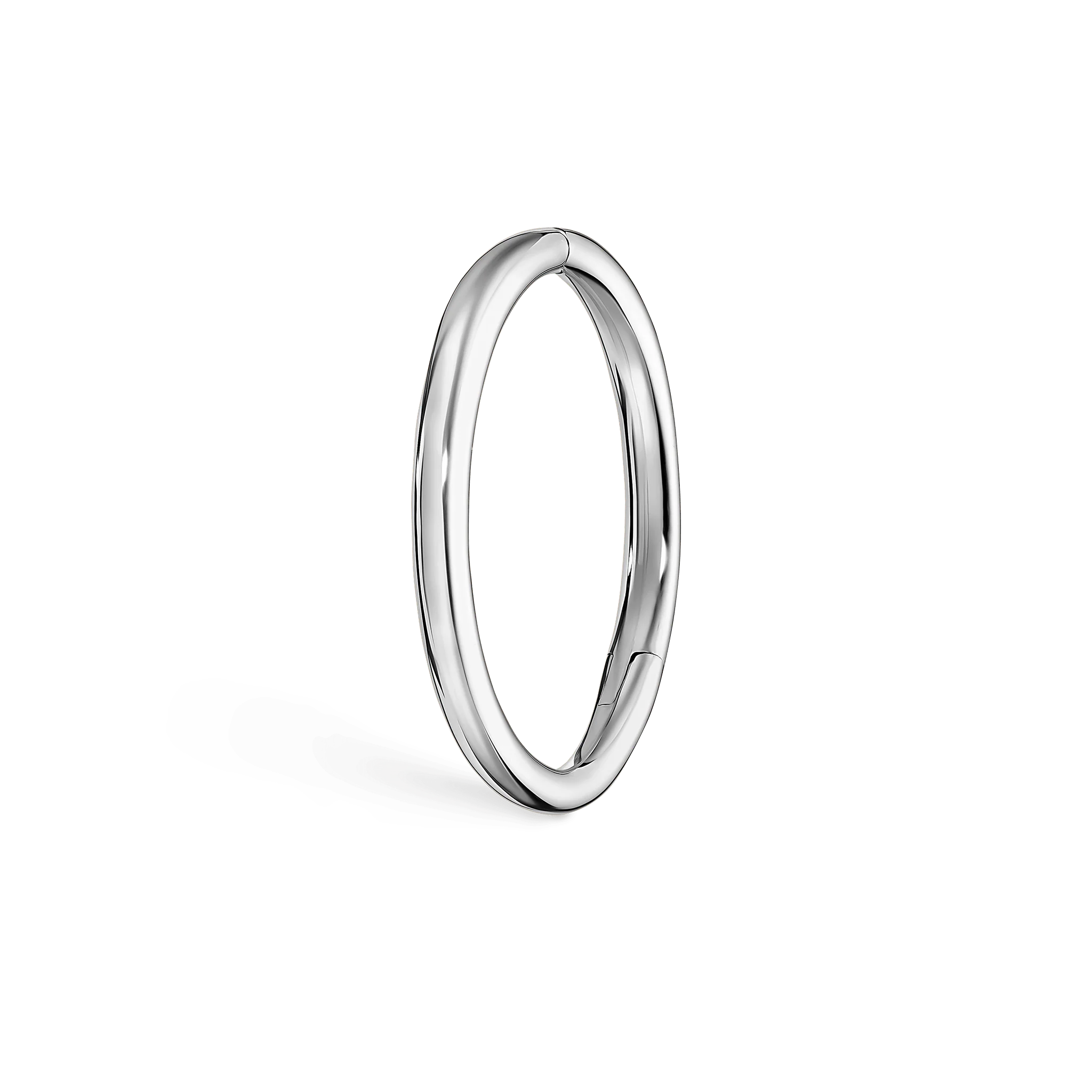 Plain Gold Hoop Earring - Image 9