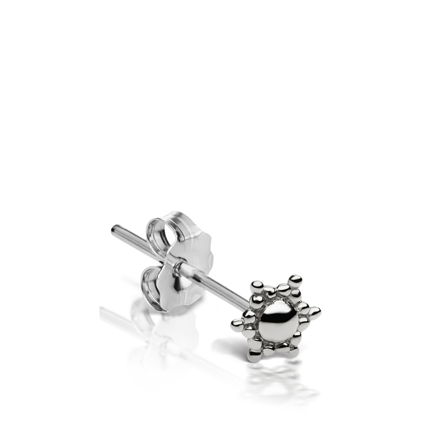 Plain Starburst Stud Earring