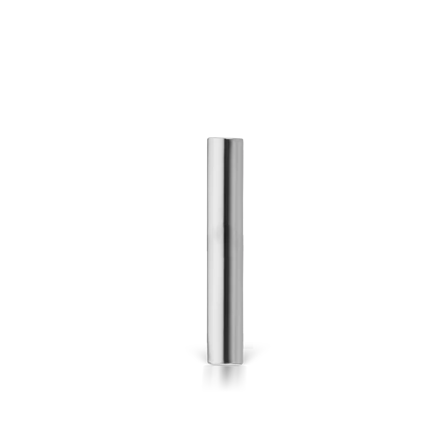 Polished Round Bar Stud Earring - Image 3