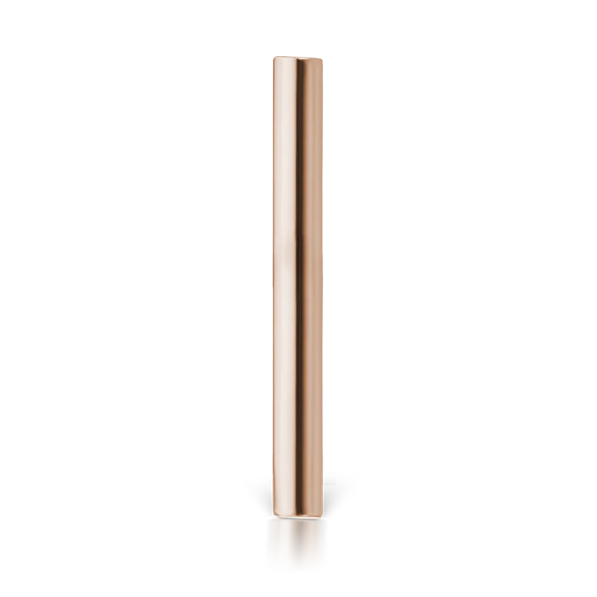 Polished Round Bar Threaded Stud Earring - Image 20