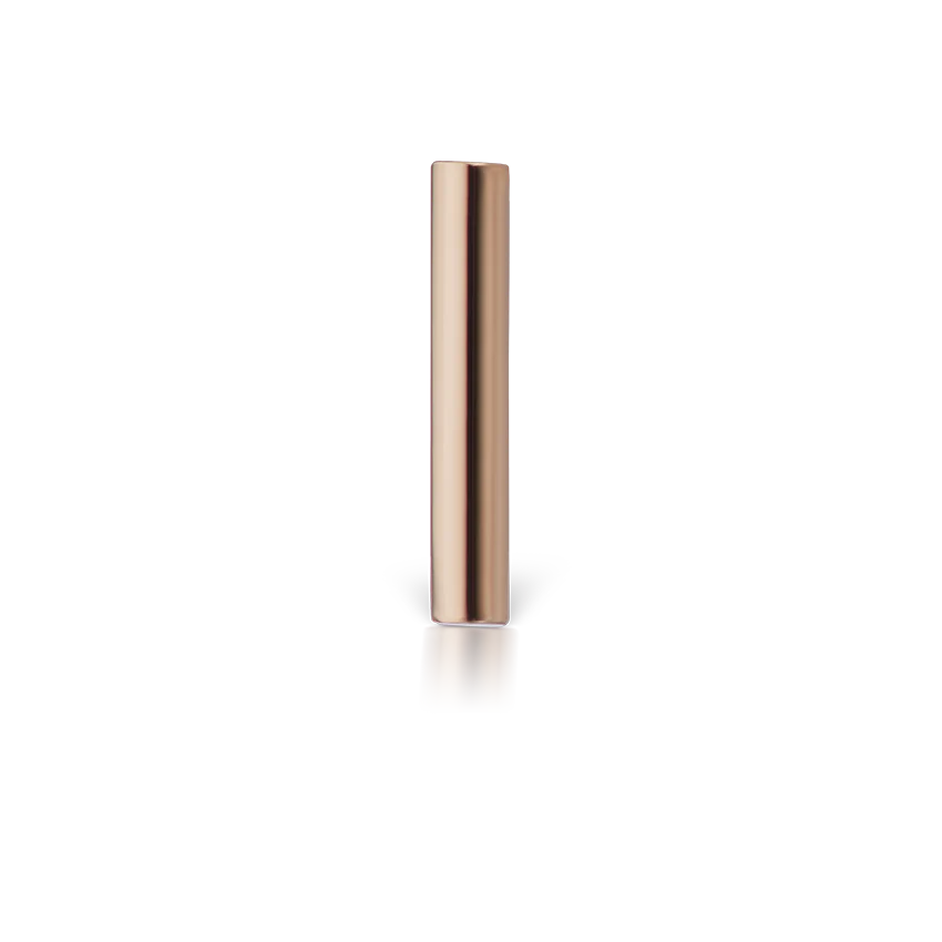 Polished Round Bar Threaded Stud Earring - Image 25