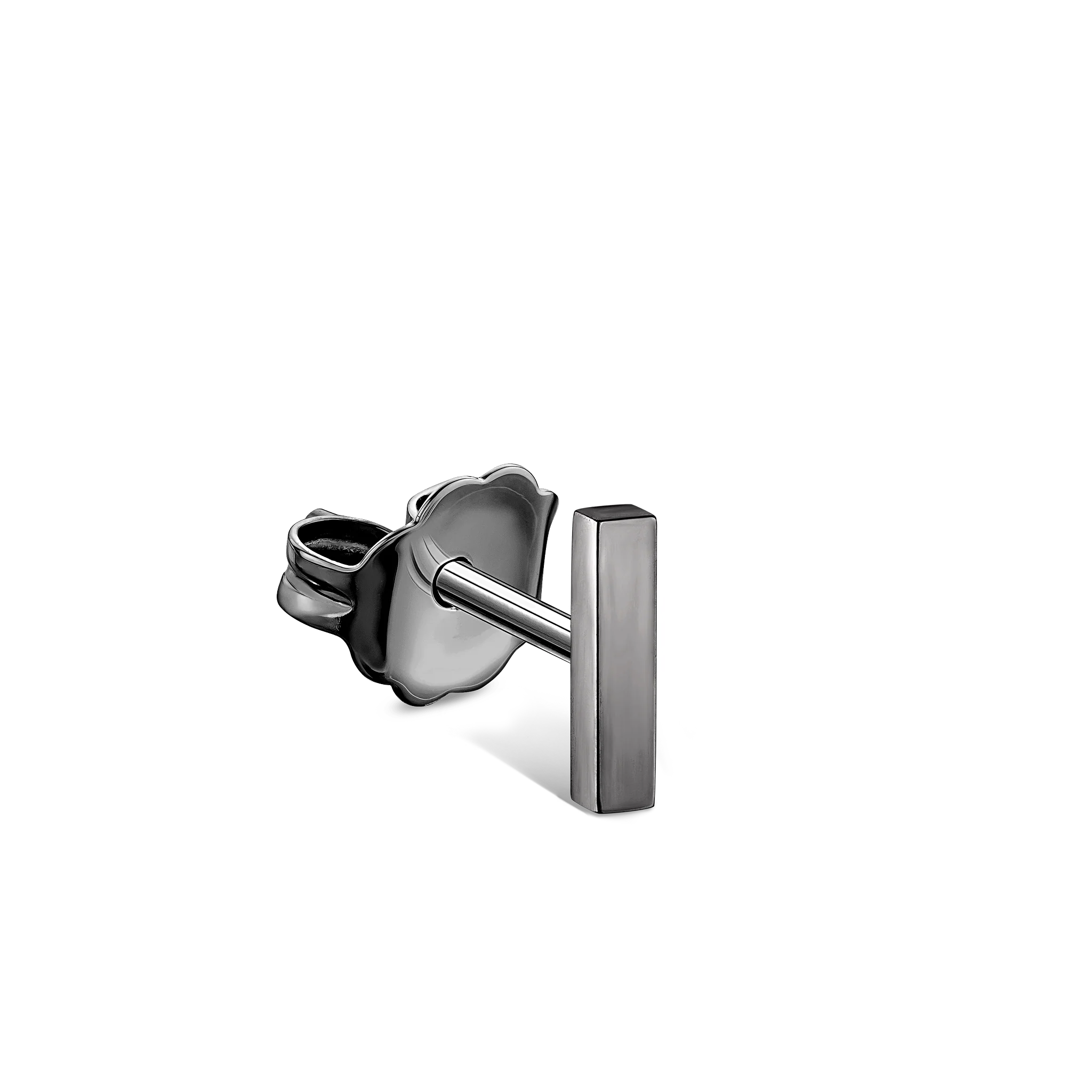 Polished Square Bar Stud Earring - Image 19
