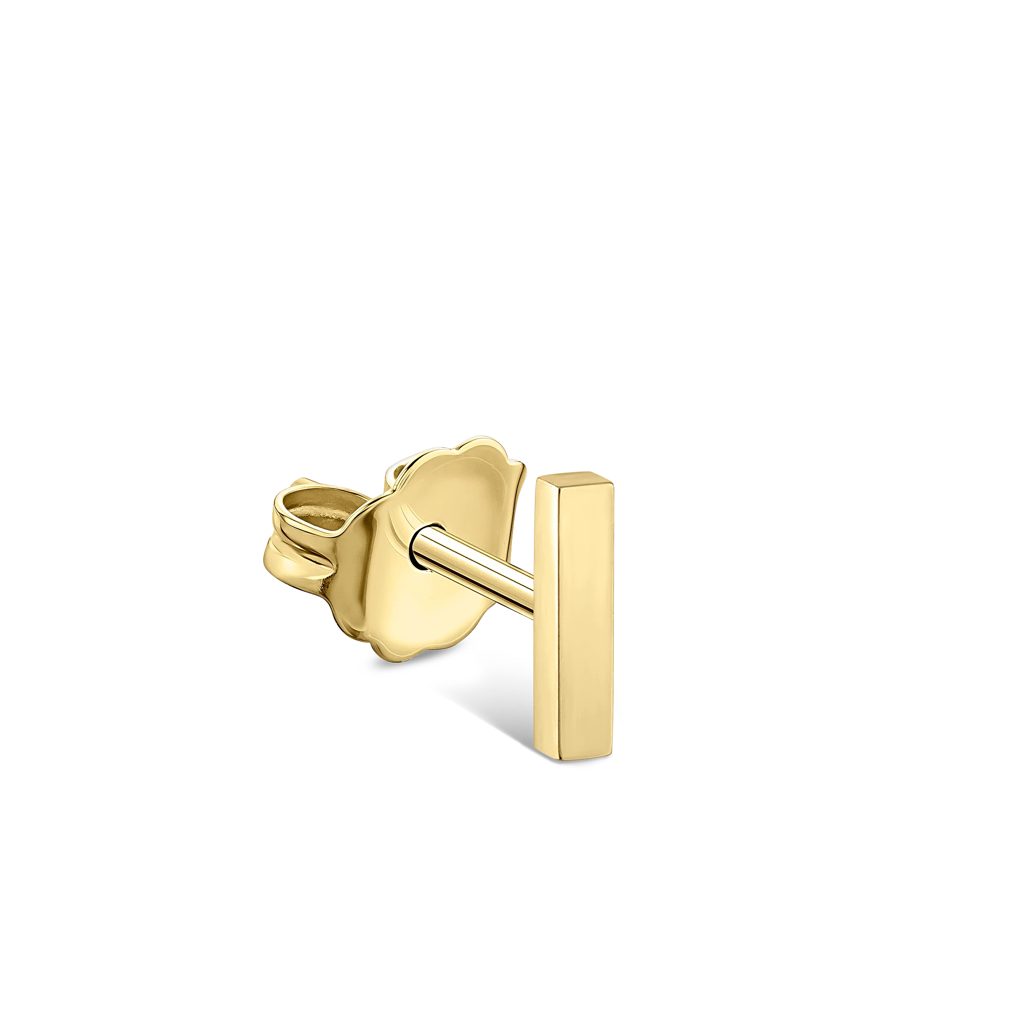 Polished Square Bar Stud Earring - Image 22