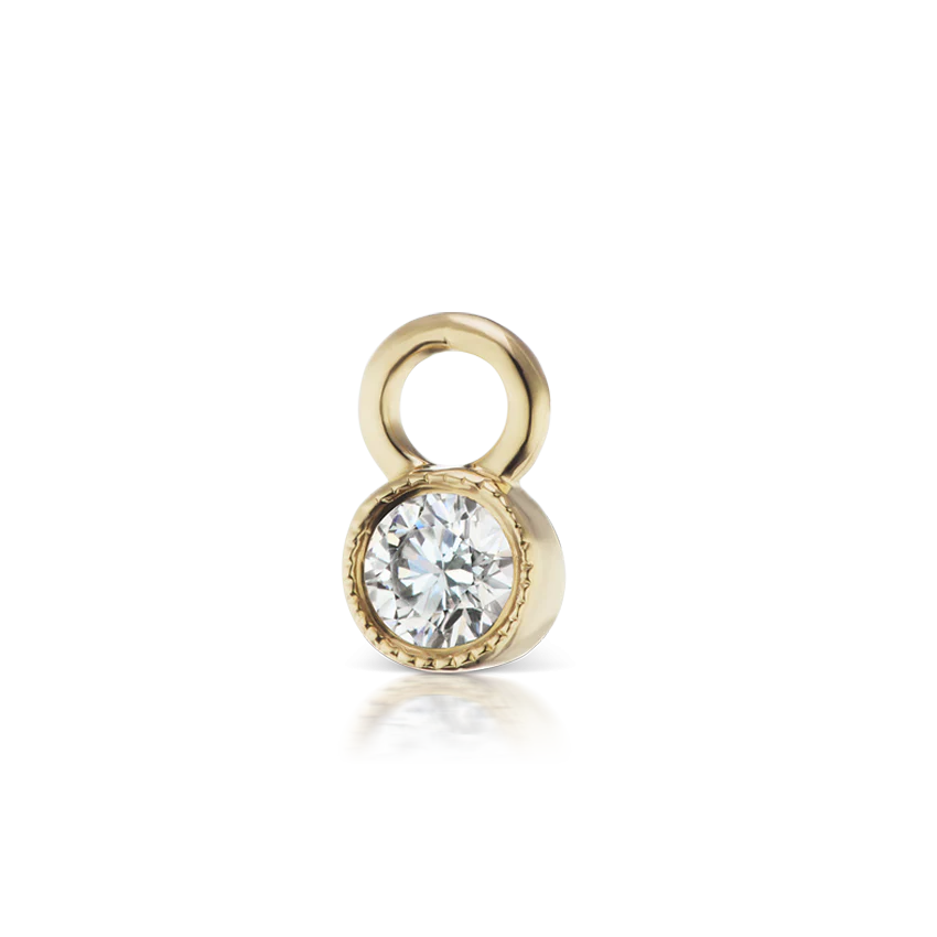 Scalloped Diamond Charm - Image 4