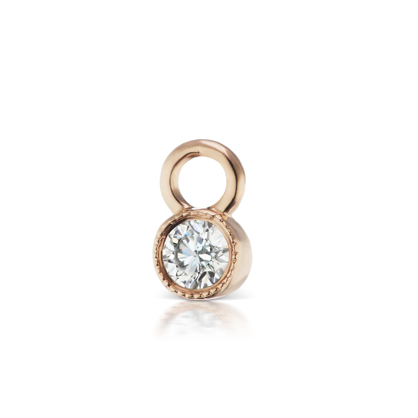 Scalloped Diamond Charm - Image 6