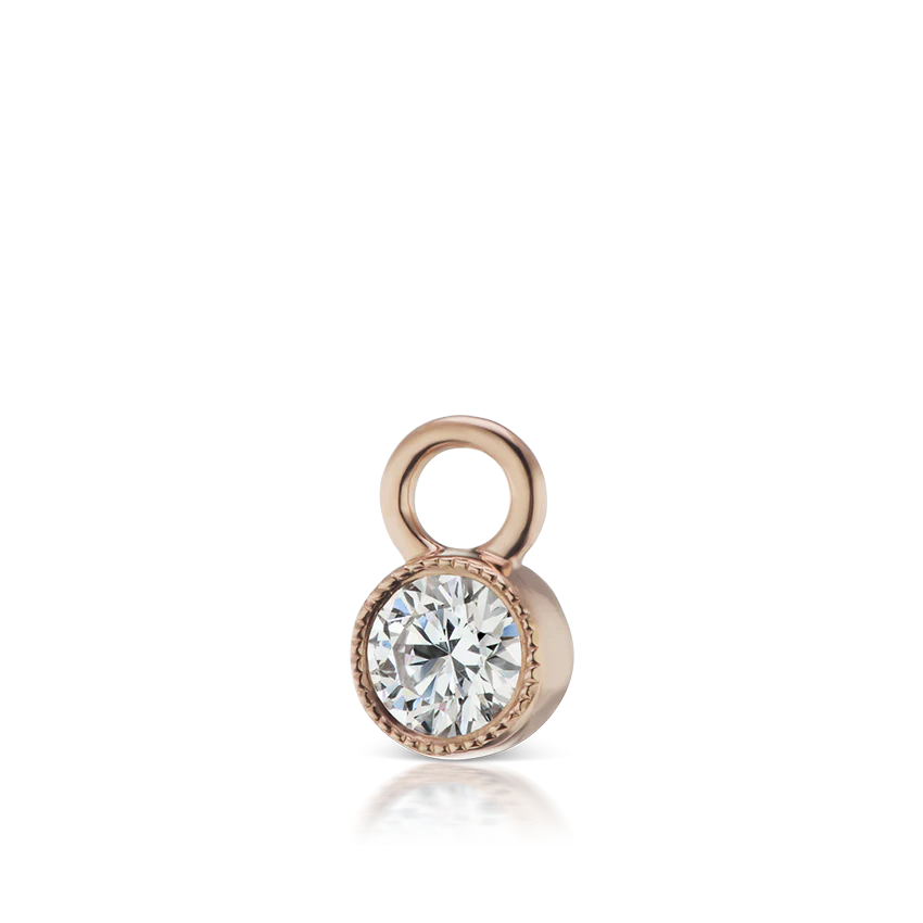 Scalloped Diamond Charm - Image 7