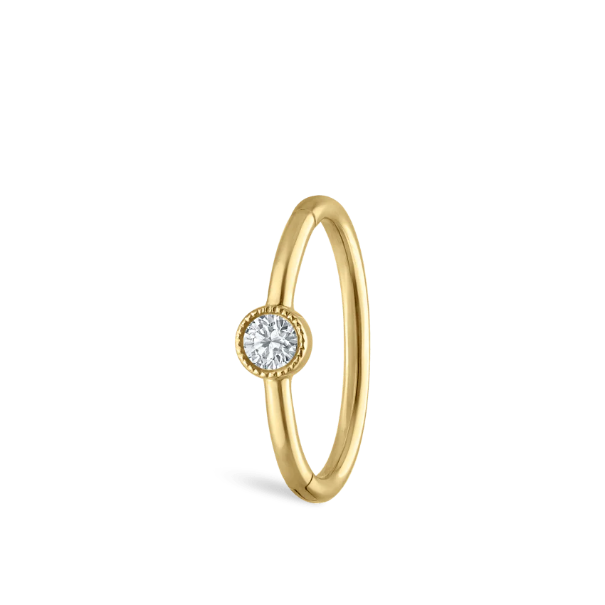 Scalloped Diamond Hoop Earring - Image 27