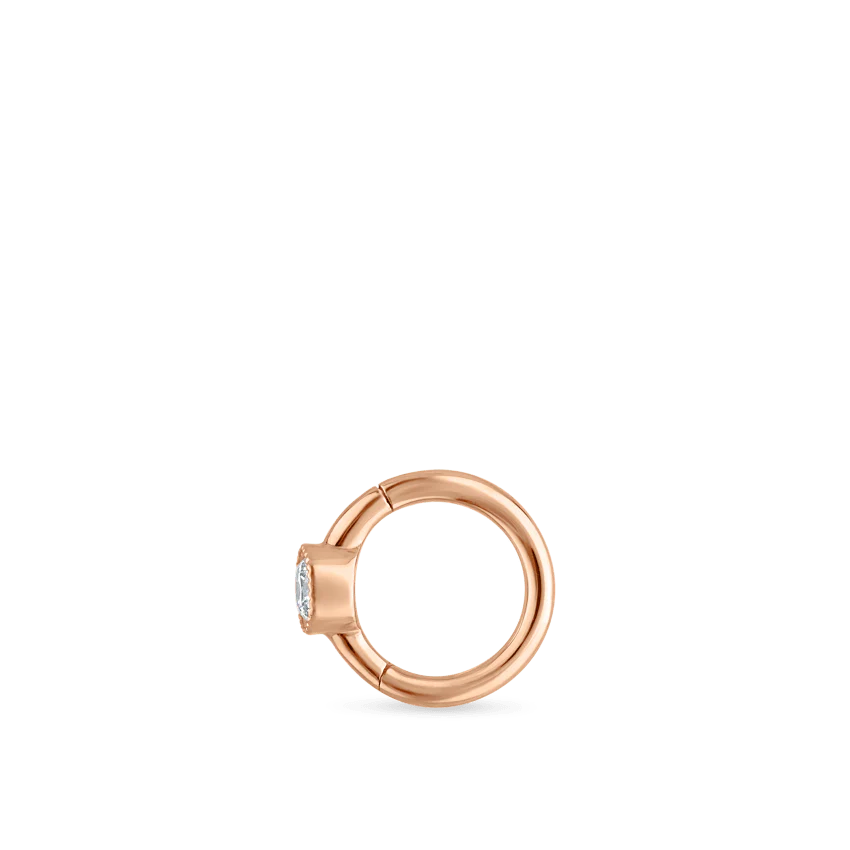 Scalloped Diamond Hoop Earring - Image 31
