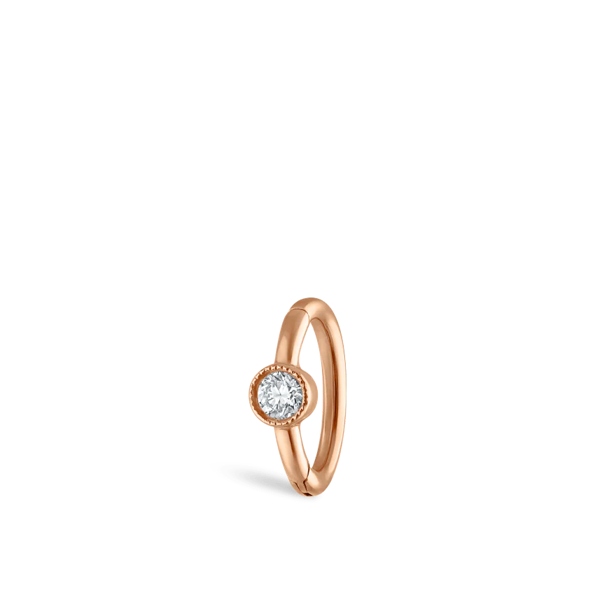 Scalloped Diamond Hoop Earring - Image 33