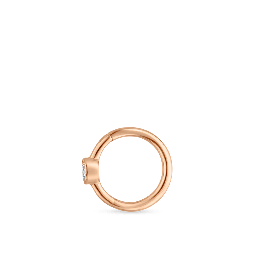 Scalloped Diamond Hoop Earring - Image 35