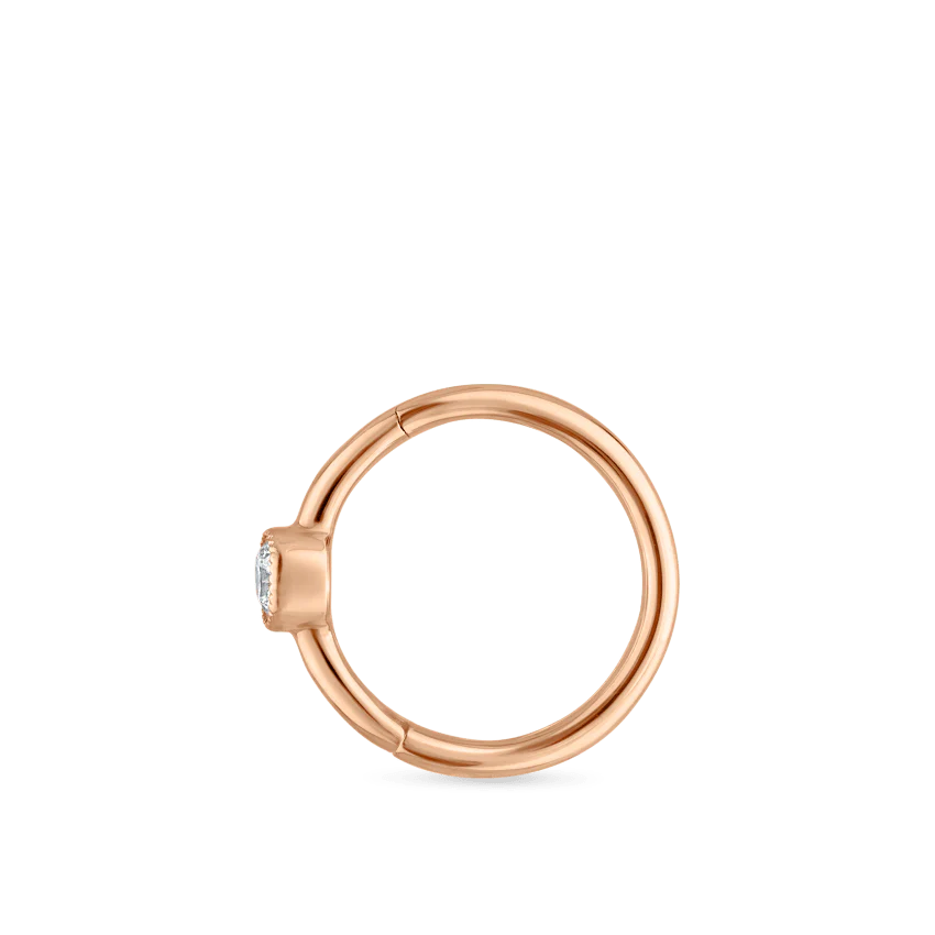 Scalloped Diamond Hoop Earring - Image 38