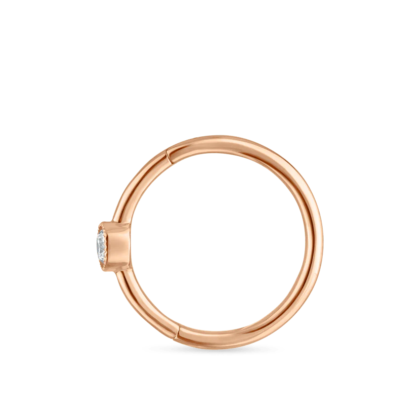 Scalloped Diamond Hoop Earring - Image 41