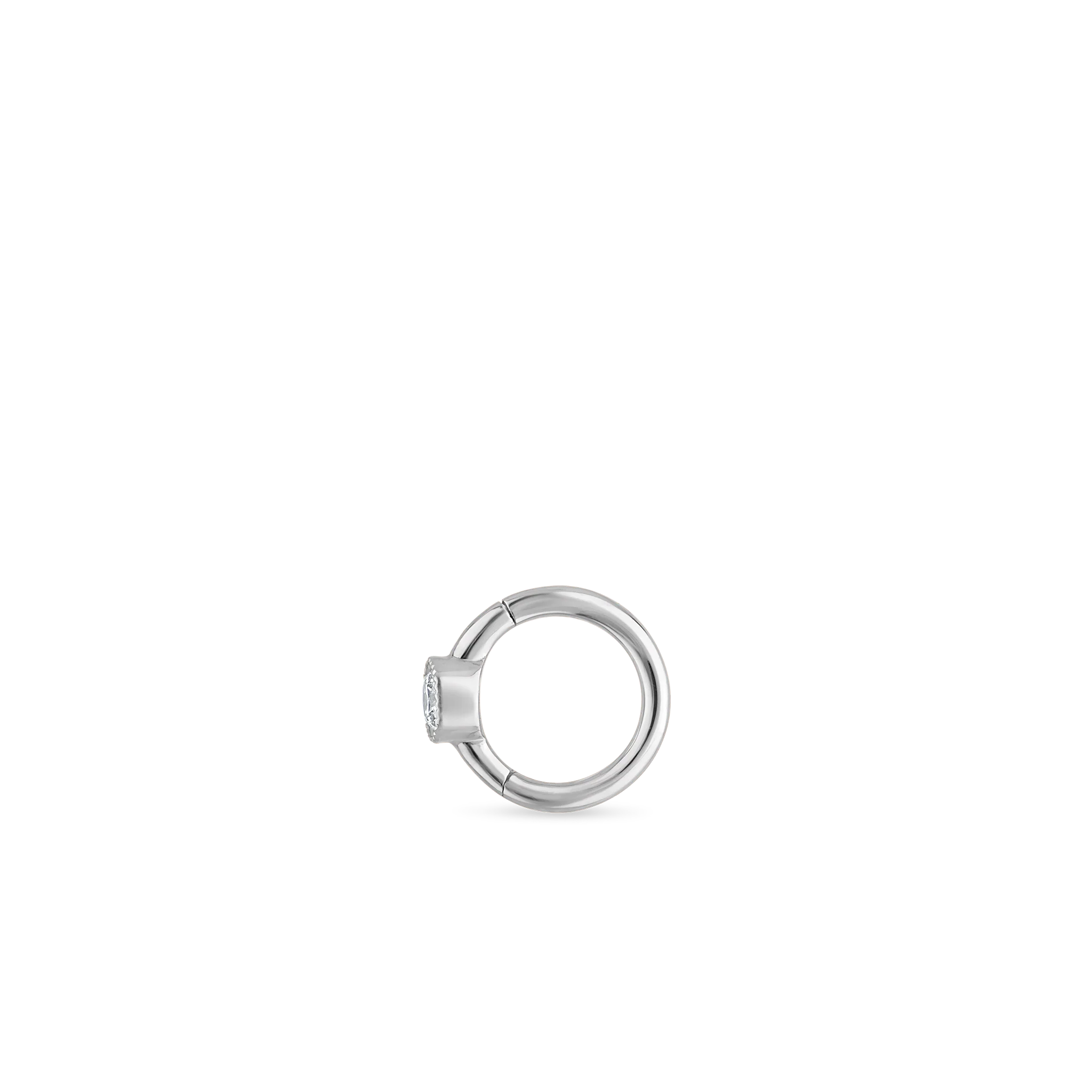 Scalloped Diamond Hoop Earring - Image 44