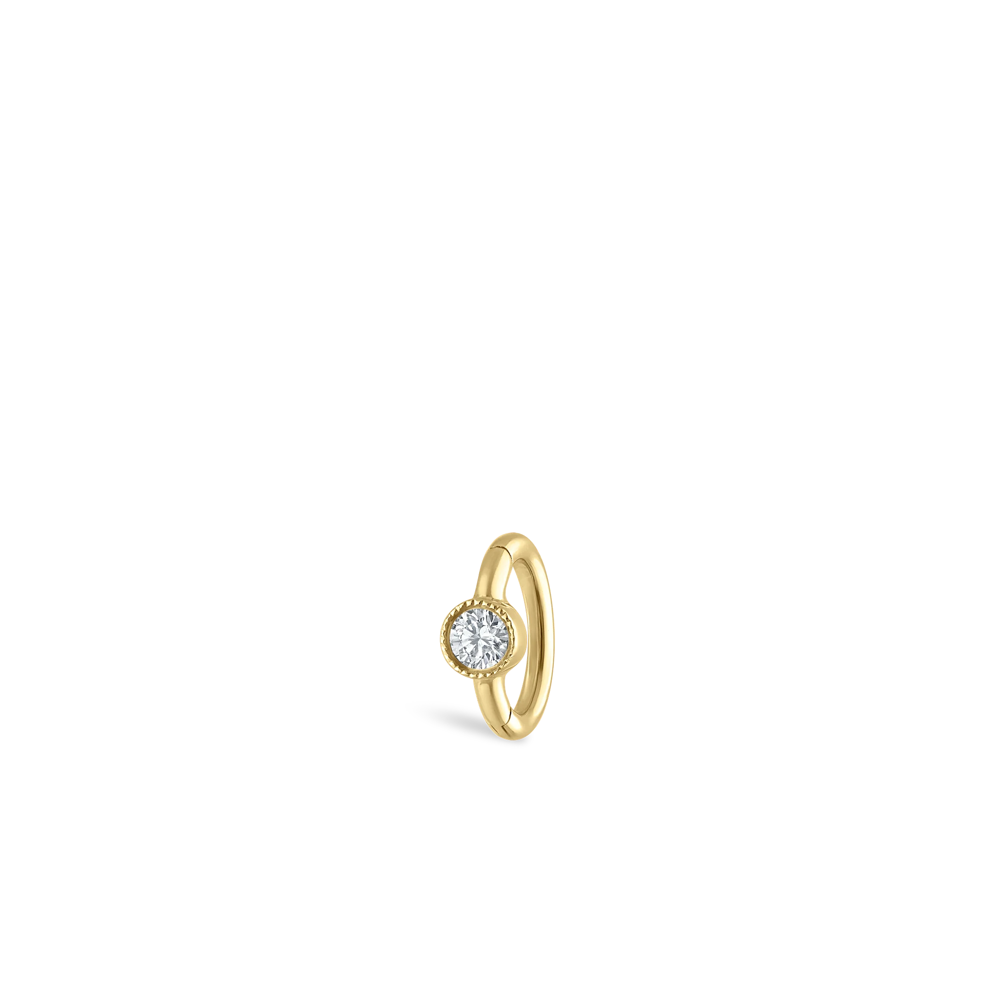 Scalloped Diamond Hoop Earring - Image 45
