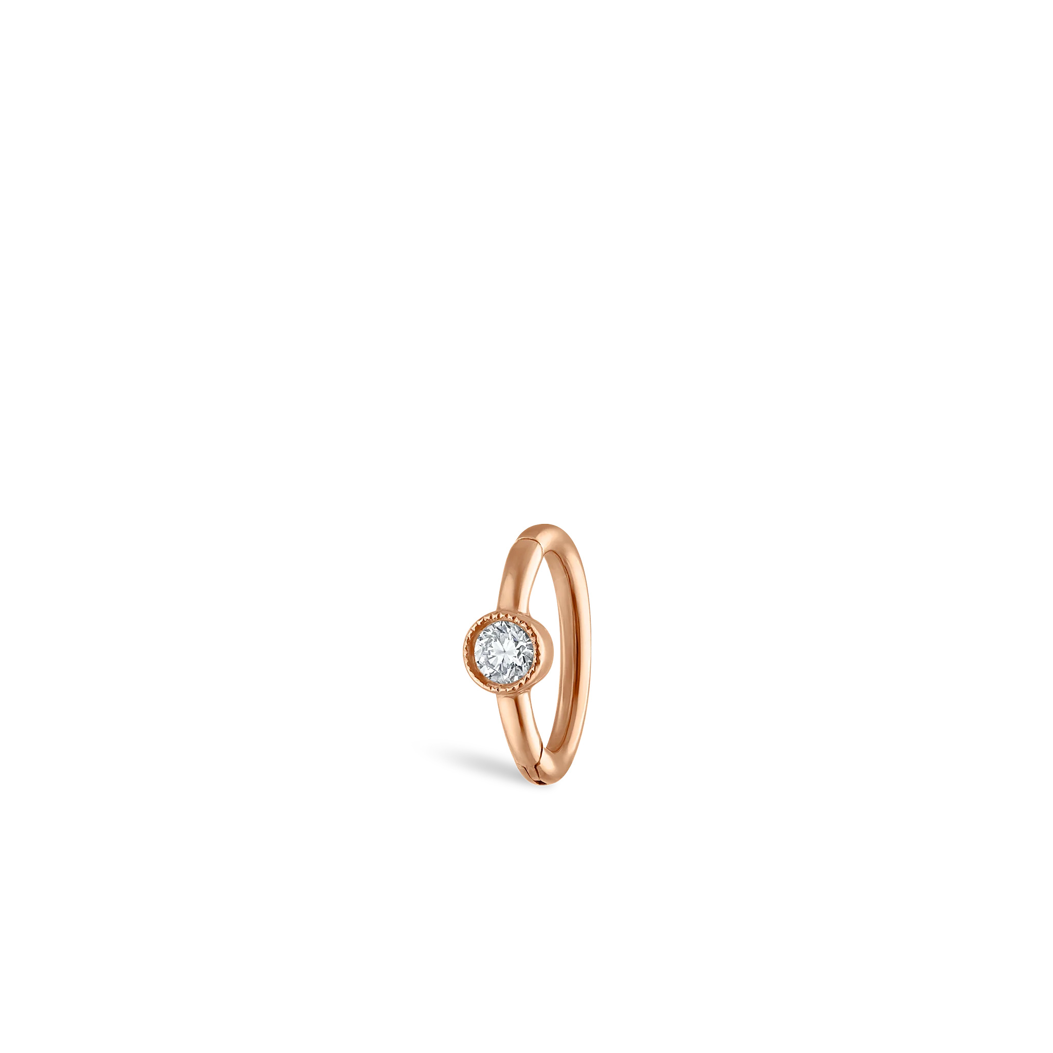 Scalloped Diamond Hoop Earring - Image 46