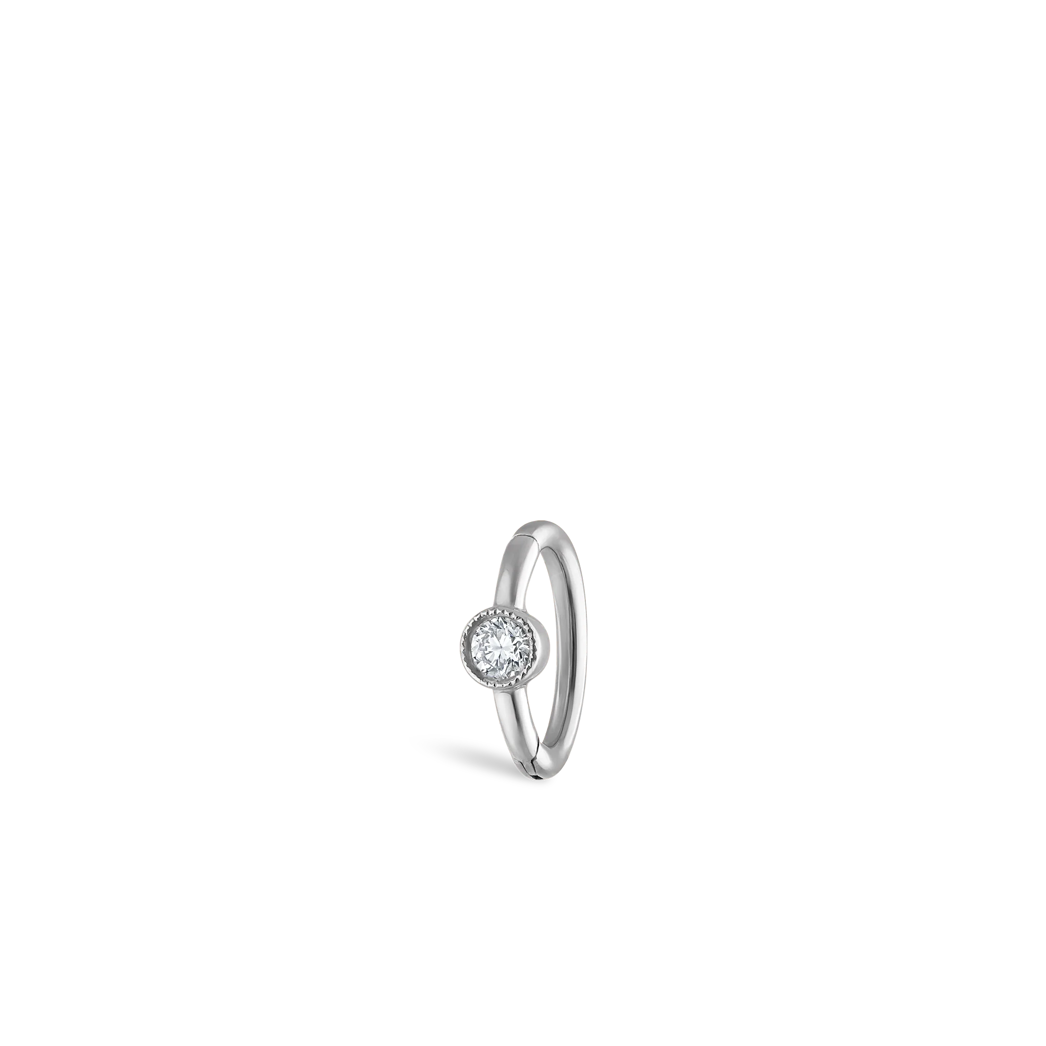 Scalloped Diamond Hoop Earring - Image 47