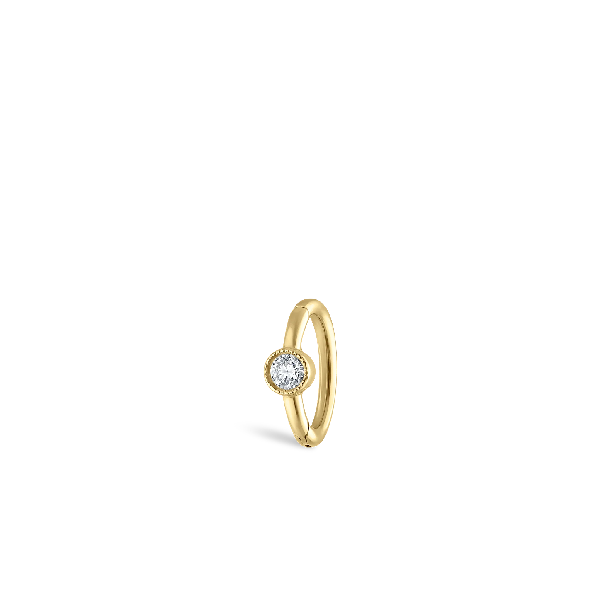 Scalloped Diamond Hoop Earring - Image 48