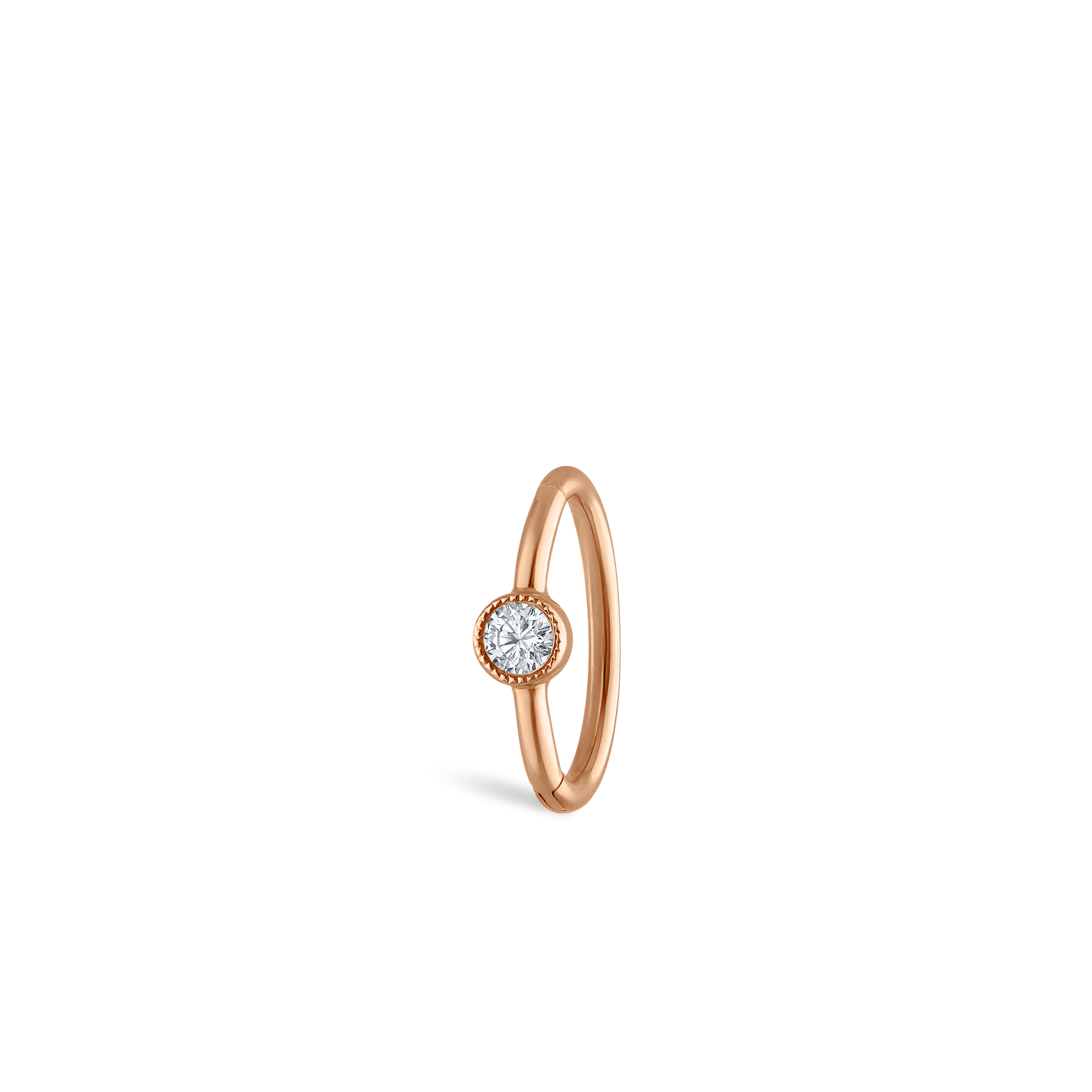 Scalloped Diamond Hoop Earring - Image 49