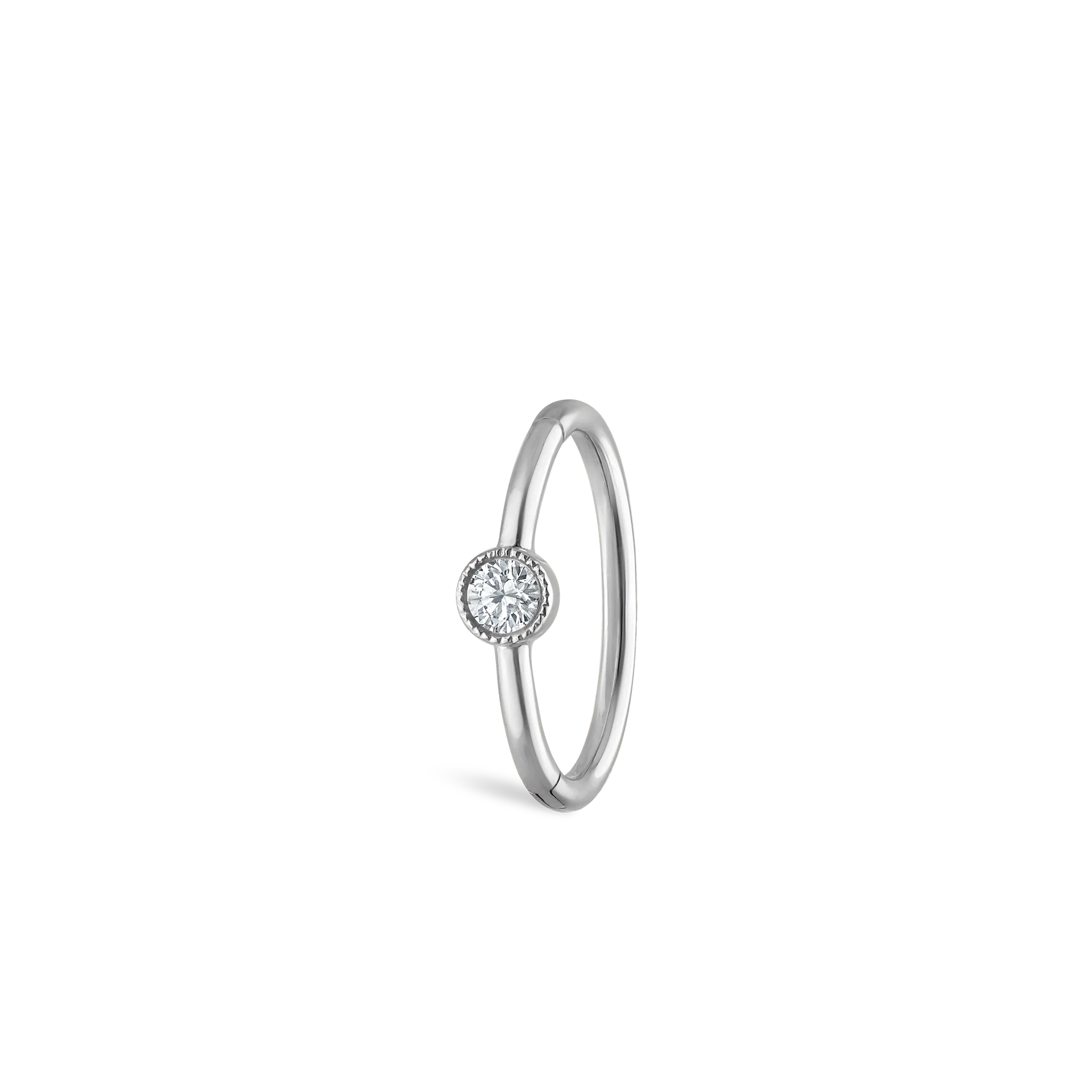 Scalloped Diamond Hoop Earring - Image 53