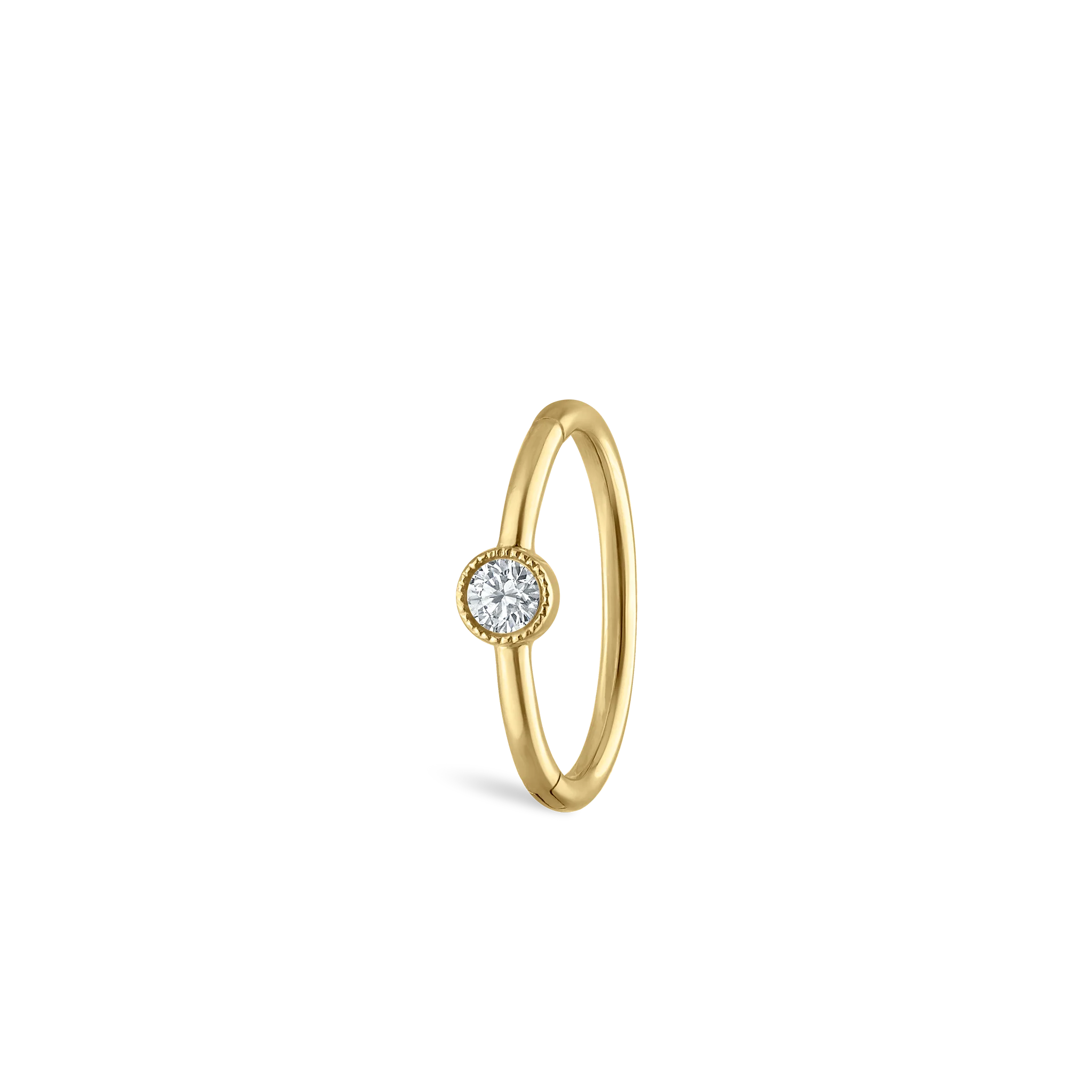 Scalloped Diamond Hoop Earring - Image 54