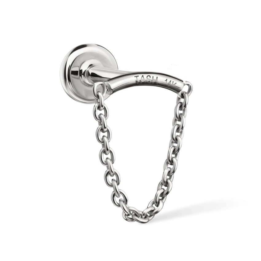 Single Chain Threaded Stud Drape With Titanium Backing - Image 2