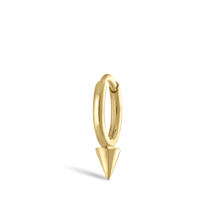 Single Short Spike Hoop Earring (Non-Rotating) - Image 11