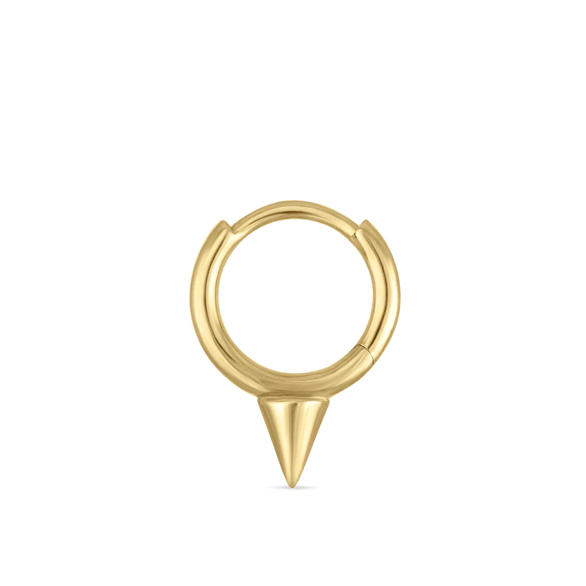 Single Short Spike Hoop Earring (Non-Rotating) - Image 13