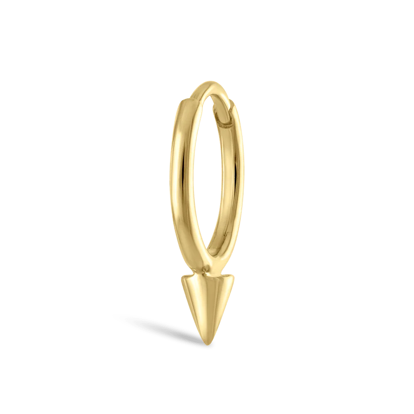 Single Short Spike Hoop Earring (Non-Rotating) - Image 14