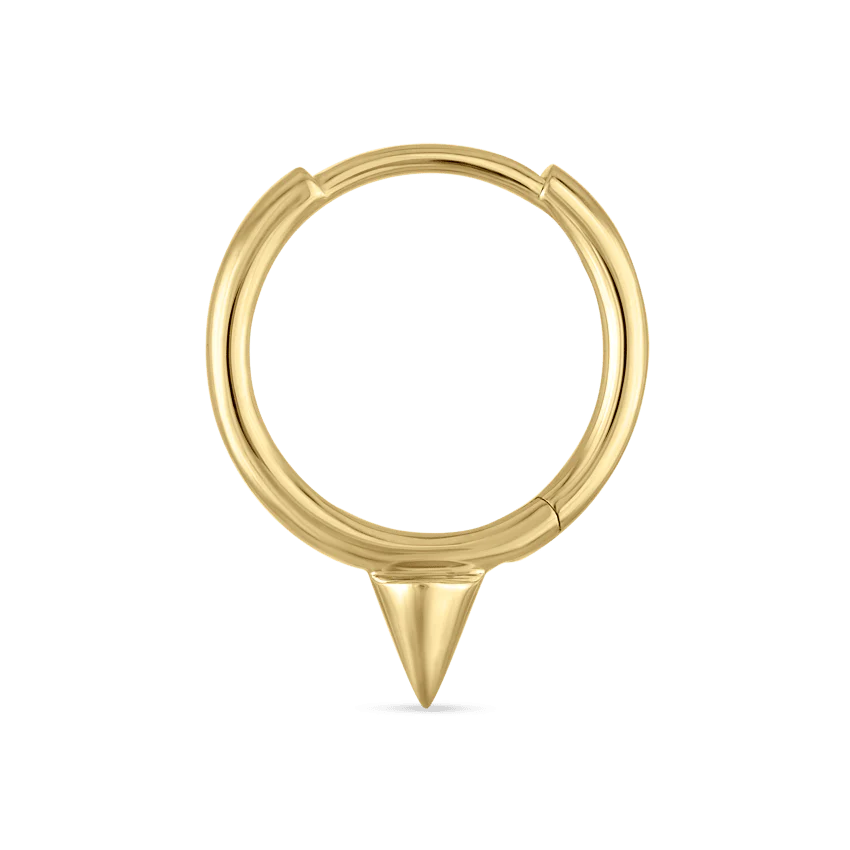 Single Short Spike Hoop Earring (Non-Rotating) - Image 18