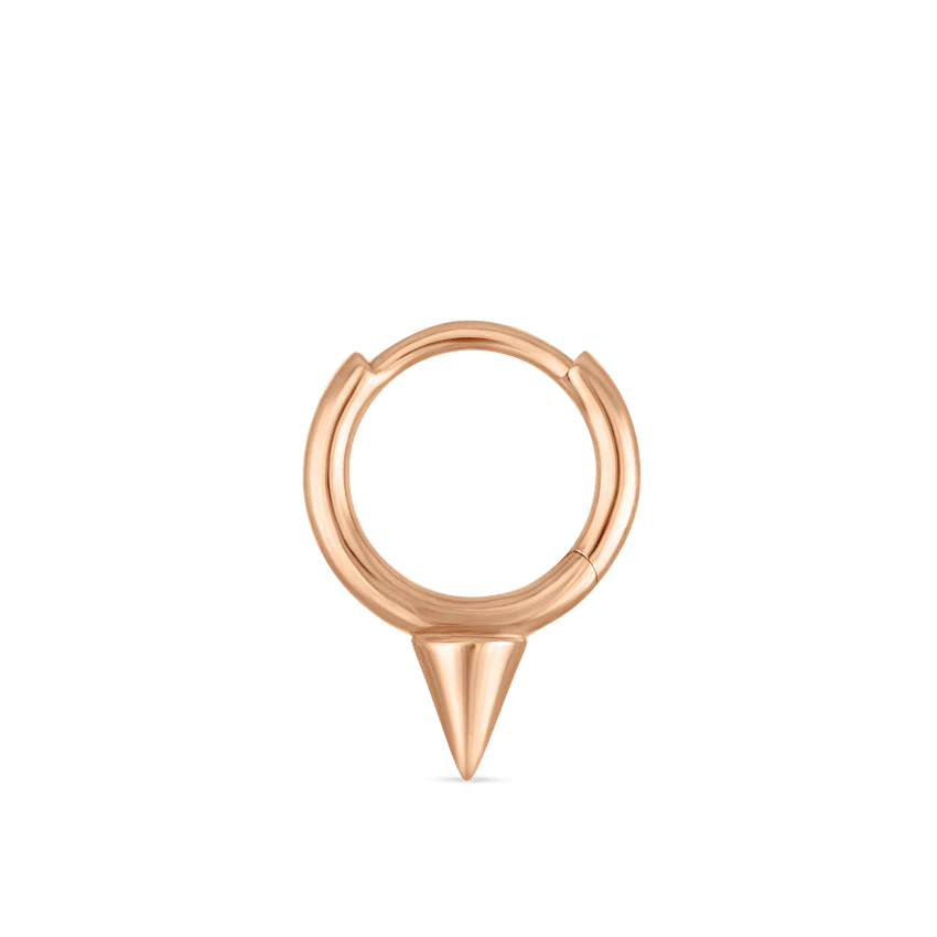 Single Short Spike Hoop Earring (Non-Rotating) - Image 21