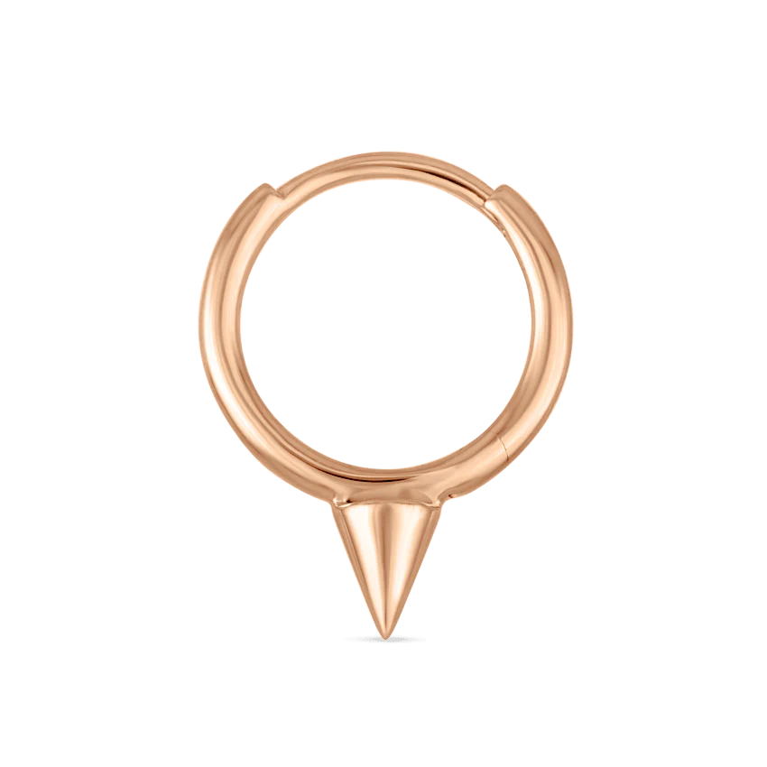 Single Short Spike Hoop Earring (Non-Rotating) - Image 24