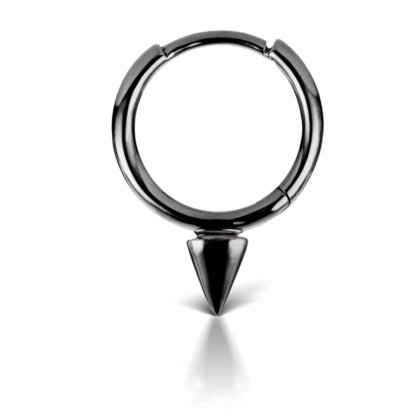 Single Short Spike Hoop Earring (Non-Rotating) - Image 30